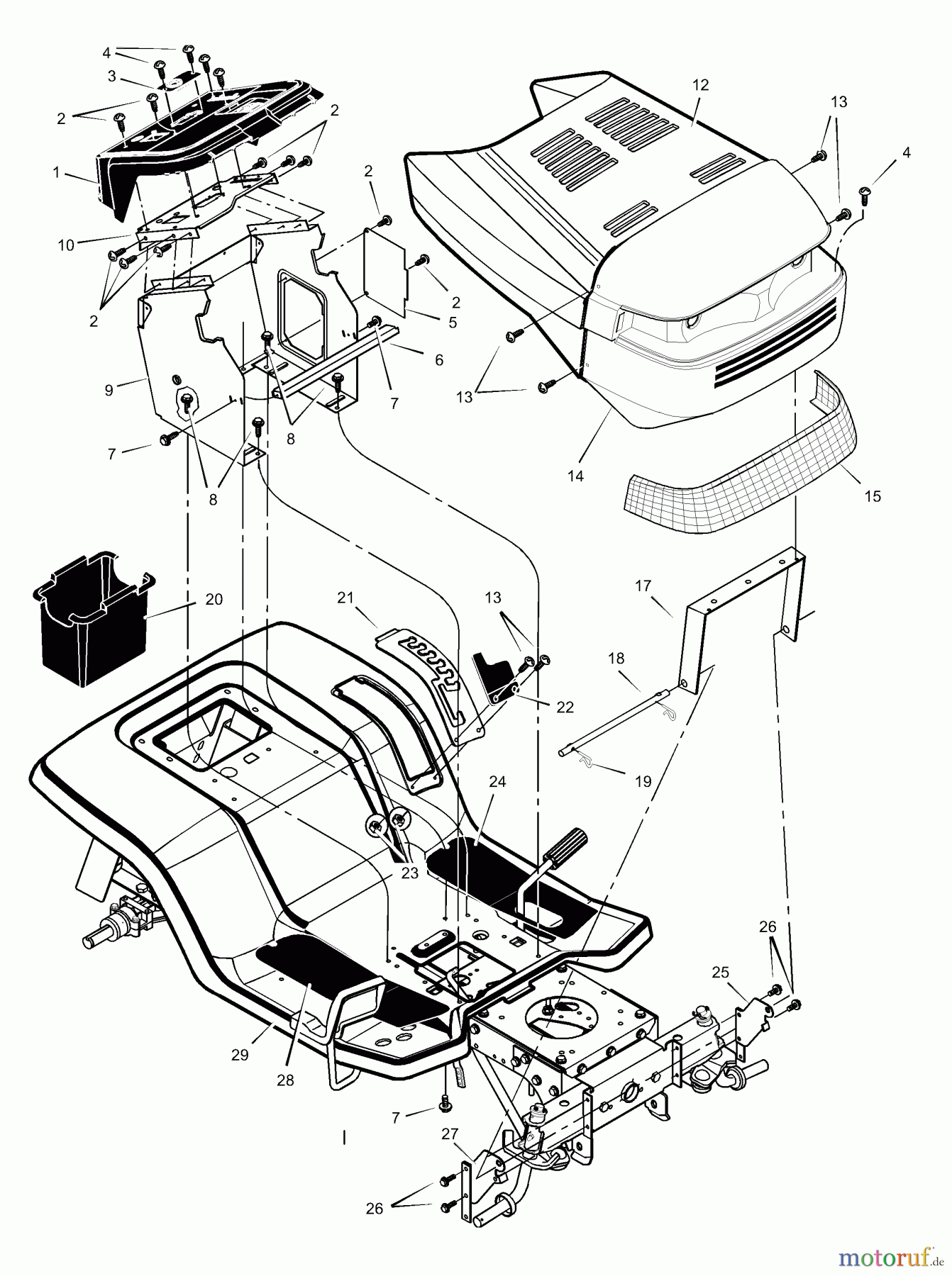  Murray Rasen- und Gartentraktoren 52161x89B - Yard King Performance 52