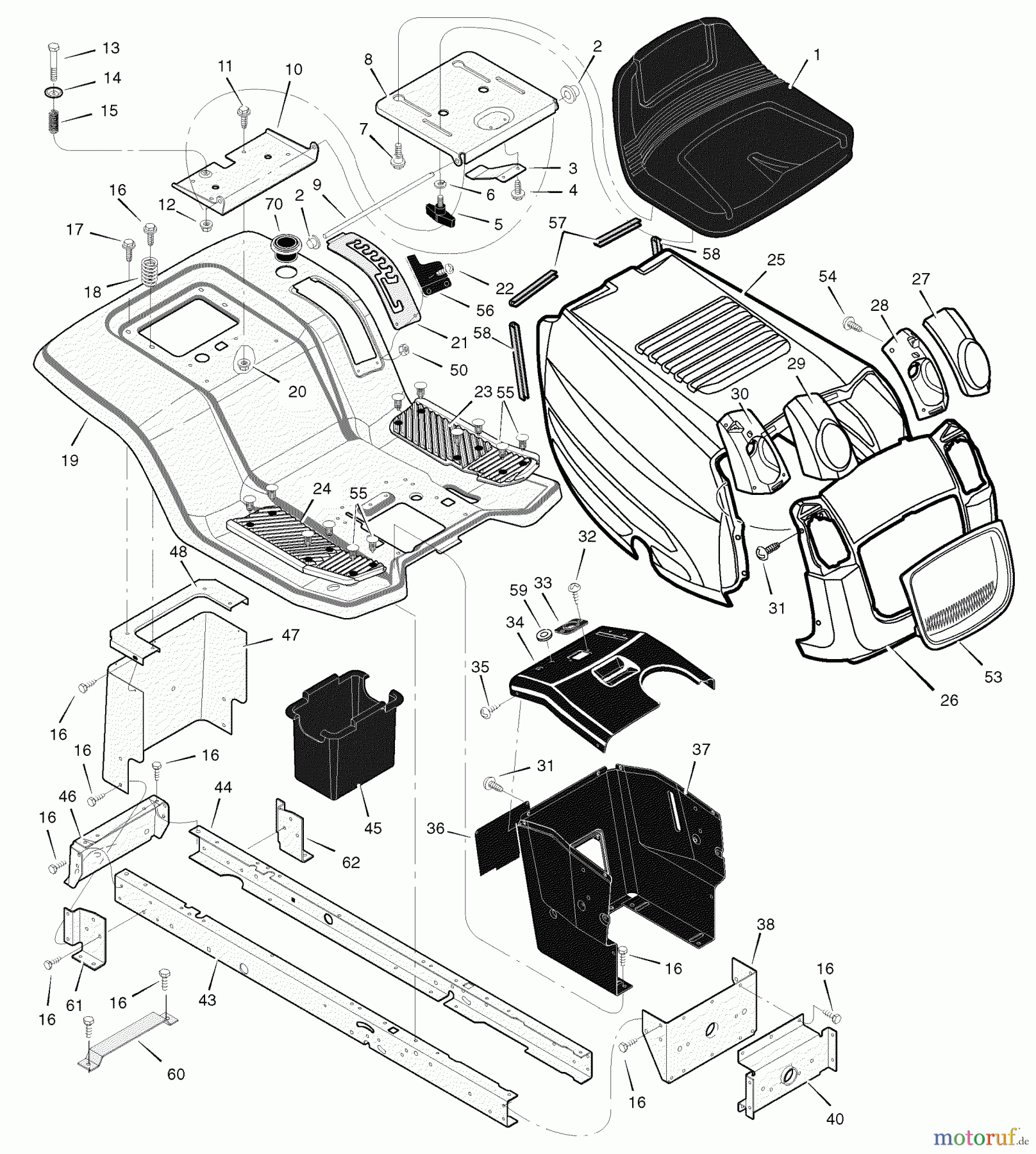  Murray Rasen- und Gartentraktoren C950-60471-0 - Craftsman 42