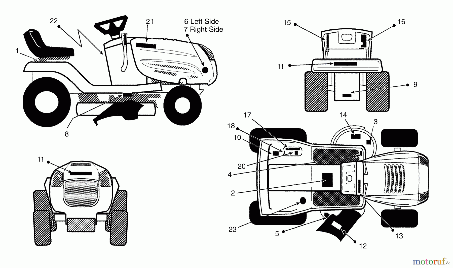  Murray Rasen- und Gartentraktoren C950-60471-0 - Craftsman 42