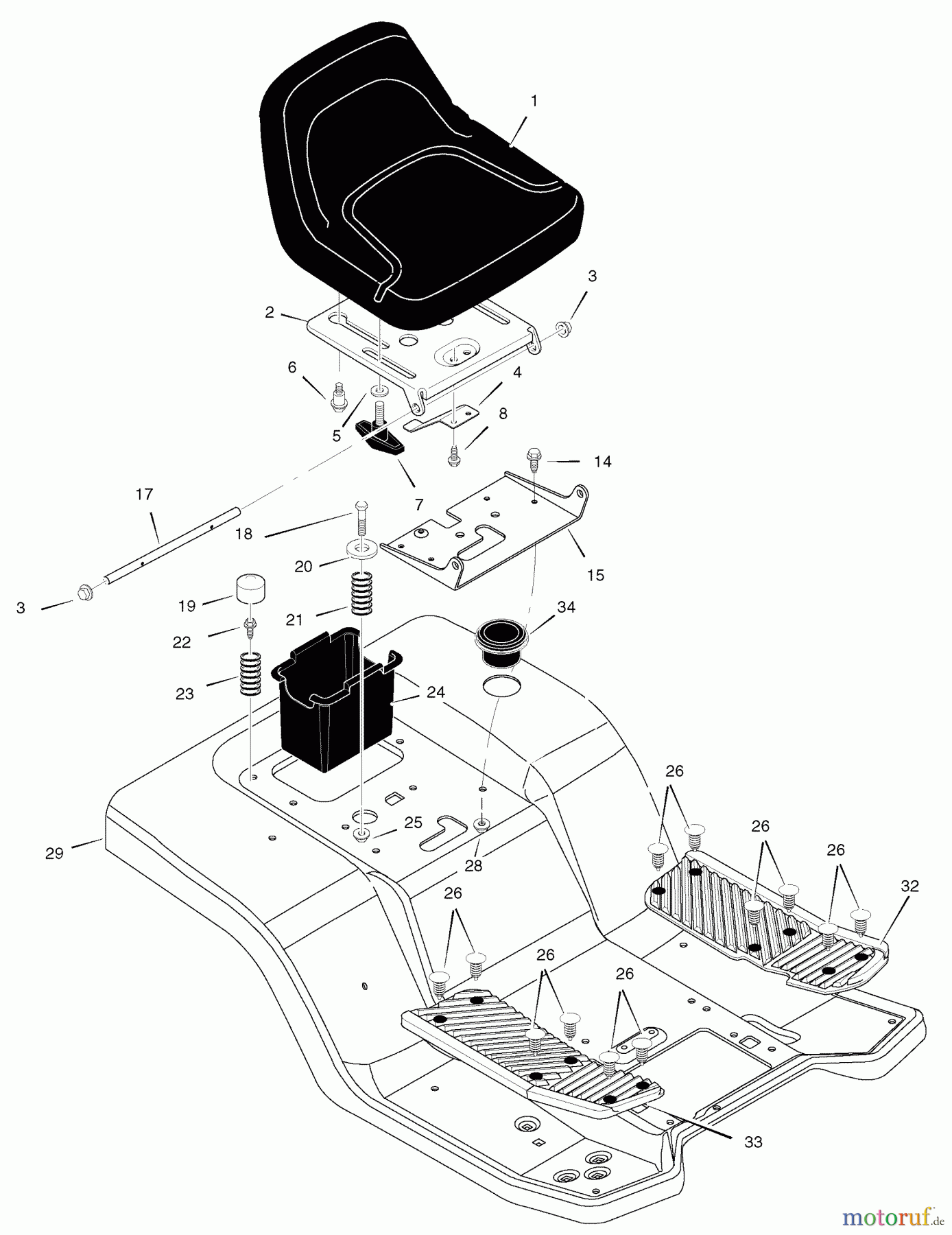  Murray Rasen- und Gartentraktoren C950-60472-0 - Craftsman 46