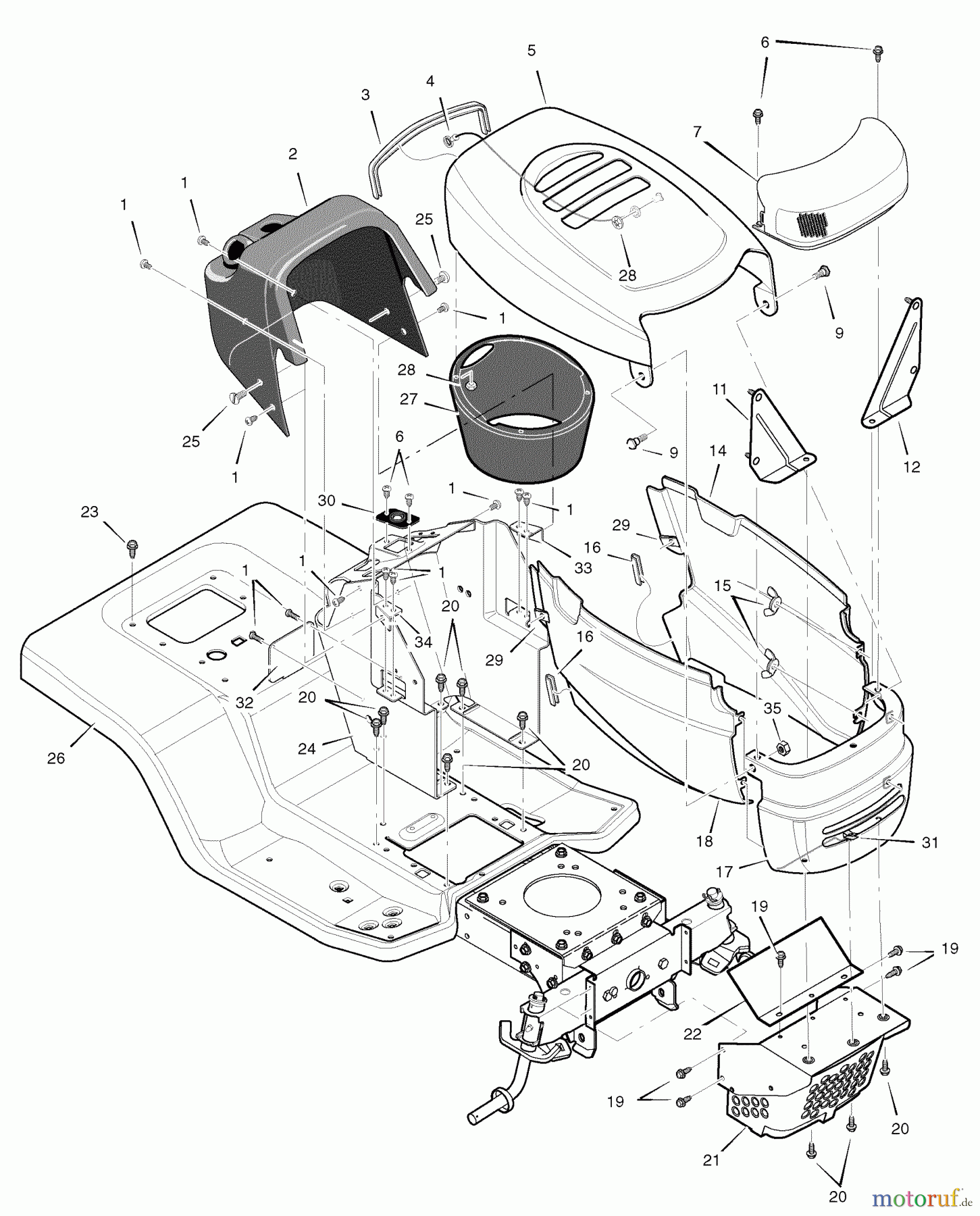  Murray Rasen- und Gartentraktoren C950-60473-0 - Craftsman 46