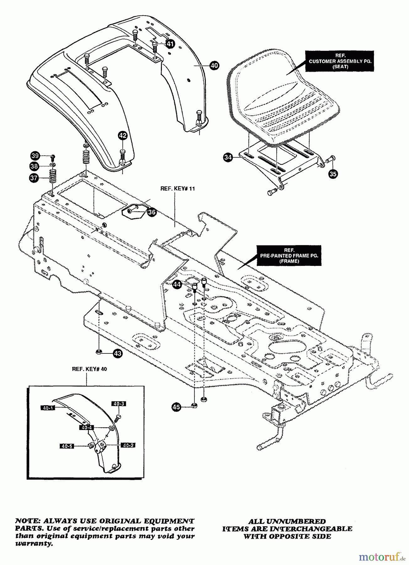 Murray Rasen- und Gartentraktoren G3554160 - Murray 40
