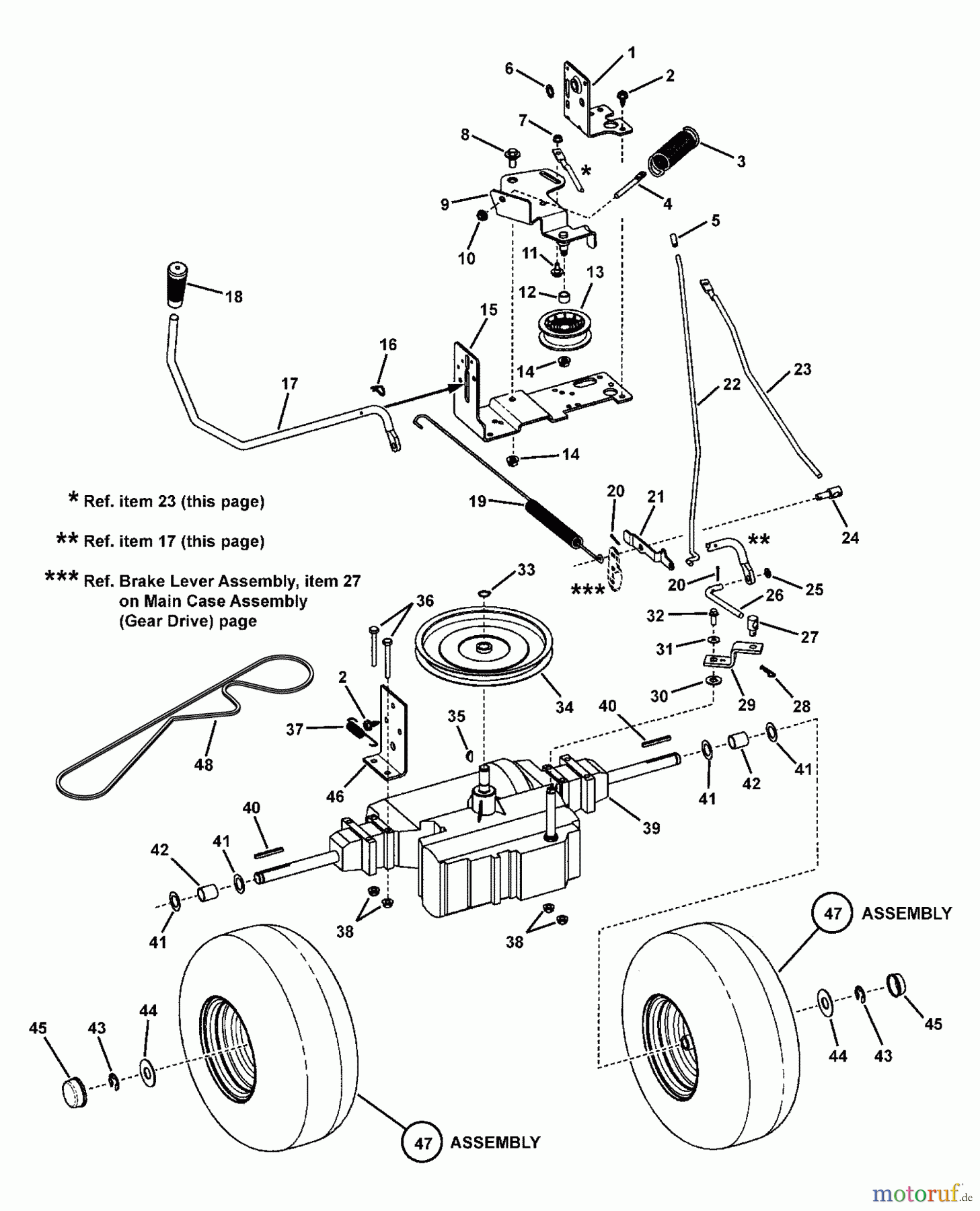  Murray Rasen- und Gartentraktoren LT135420C (7800361) - Murray 42