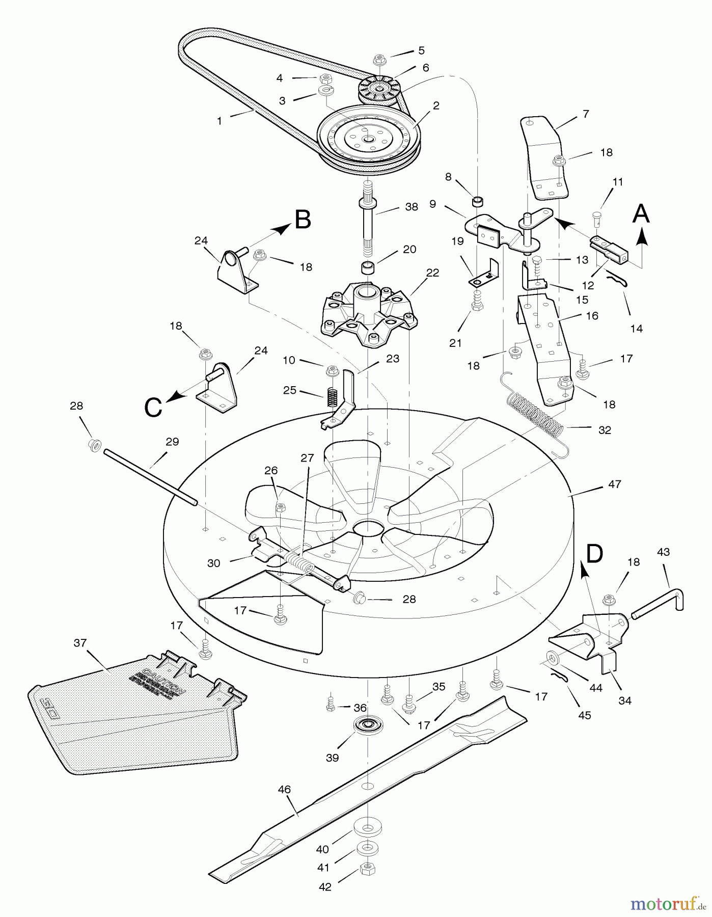 Murray Reitermäher 30544x192A - B&S/Murray 30
