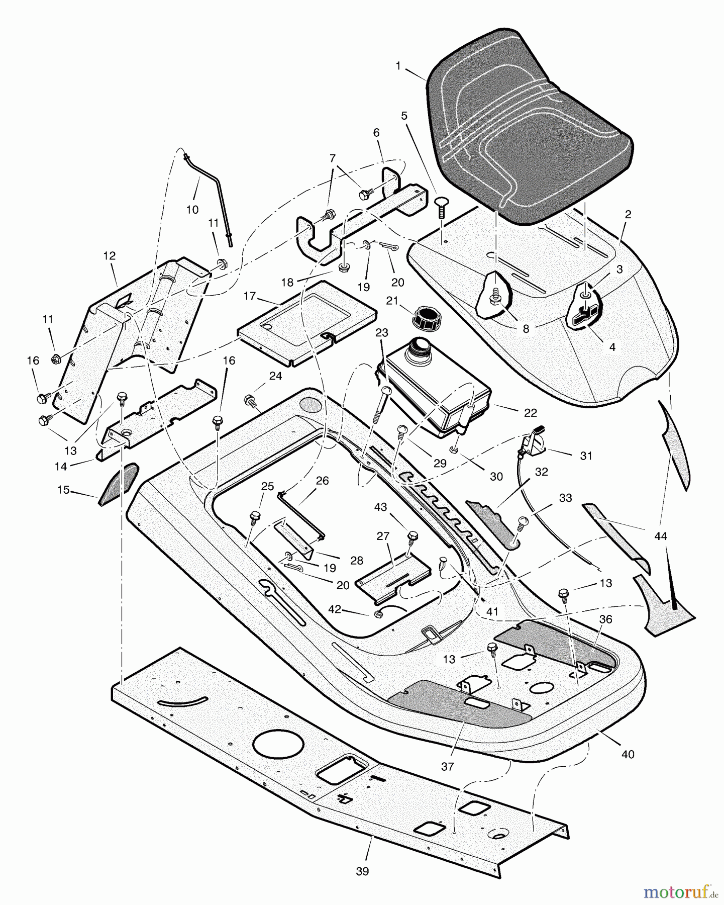 Murray Reitermäher 309000x8NA - Scotts 30