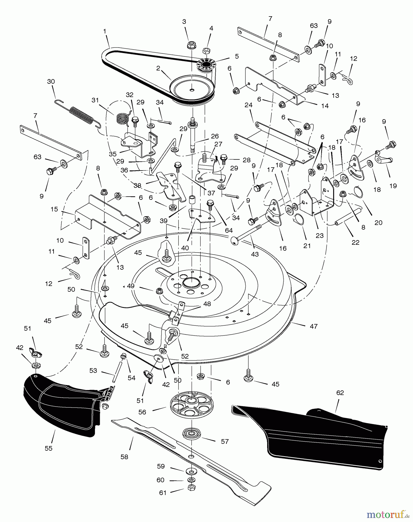  Murray Reitermäher 309008x92A - B&S/Murray 30