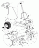 Murray 536.270301 - Craftsman 30" Mid-Engine Rider (2005) (Sears) Listas de piezas de repuesto y dibujos Steering