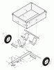 Murray 242014x00A - Utility Dump Cart (2004) Pièces détachées Utility Dump Cart (part 1)