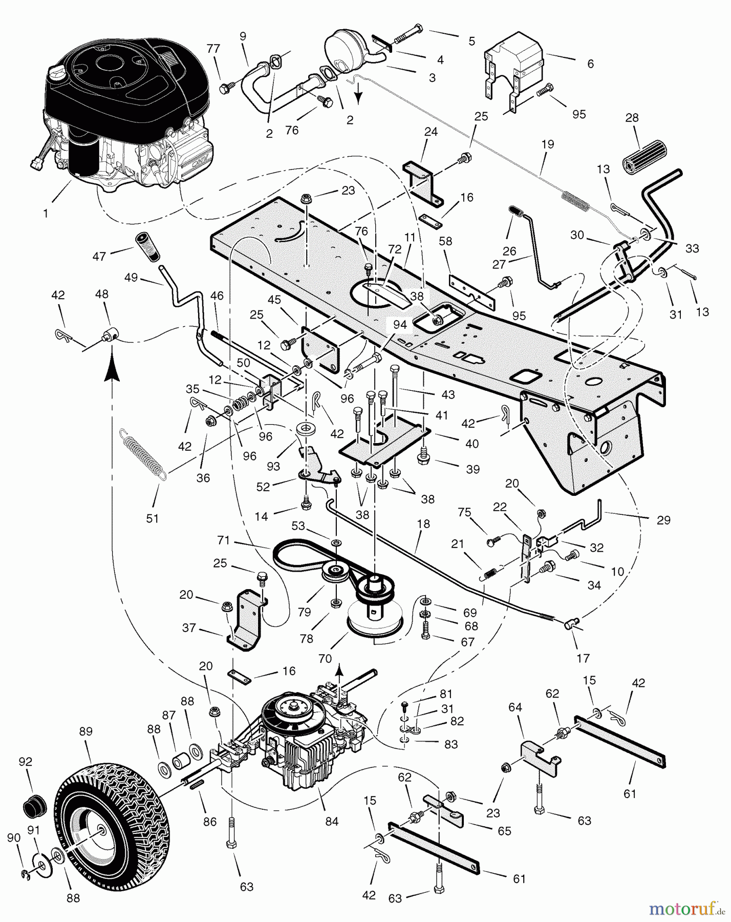  Murray Reitermäher 536.270320 - Craftsman 30