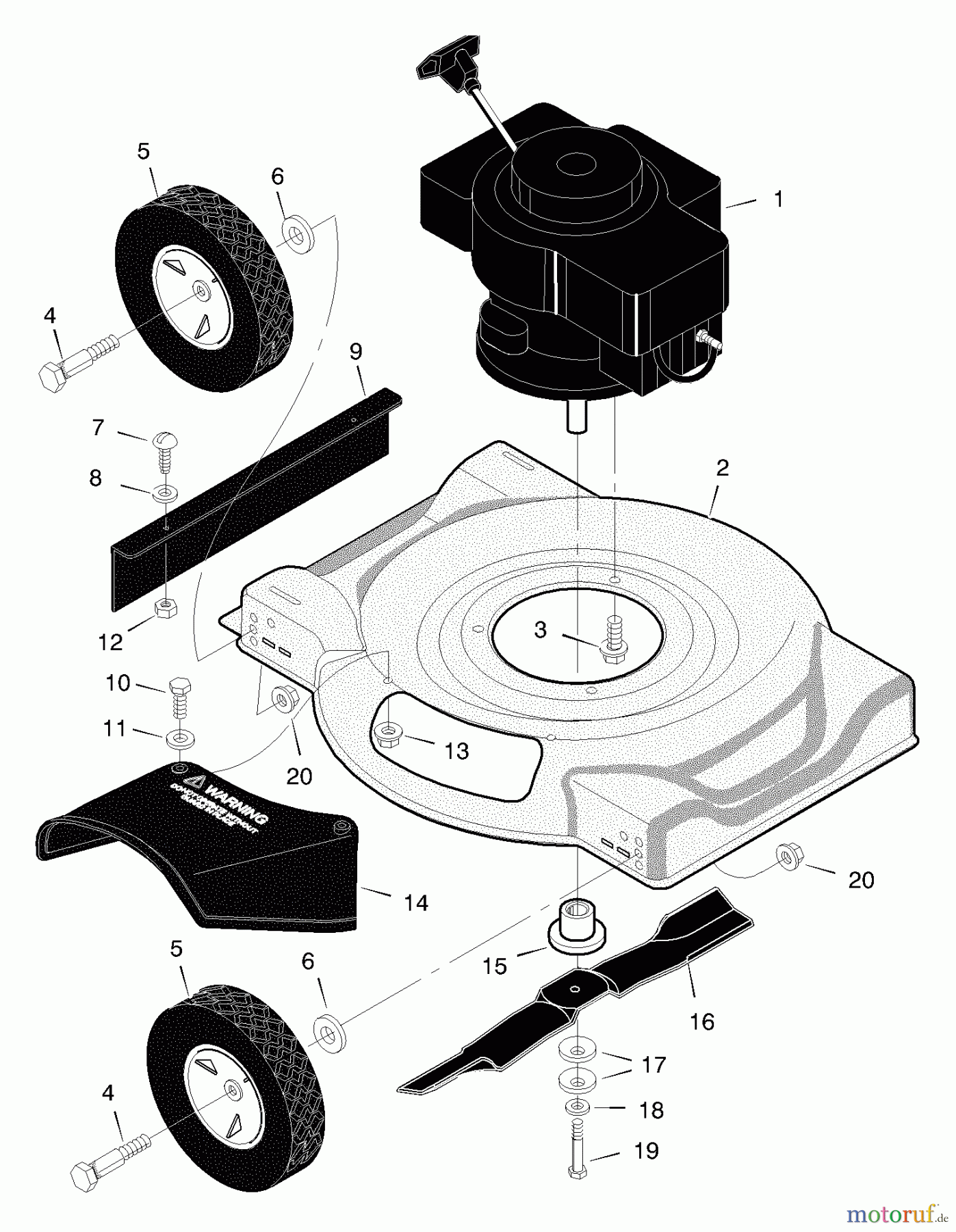 Murray Rasenmäher 201010x30NA - Murray 20