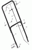 Murray 20101x192A - B&S/ 20" Walk-Behind Mower (1997) (Walmart) Ersatzteile Handle Assembly