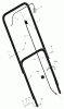 Murray 20101x31C - Scotts 20" Walk-Behind Mower (2001) (Home Depot) Ersatzteile Handle Assembly