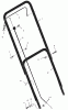 Murray 20103x31A - Scotts 20" Walk-Behind Mower (1997) (Home Depot) Ersatzteile Handle Assembly