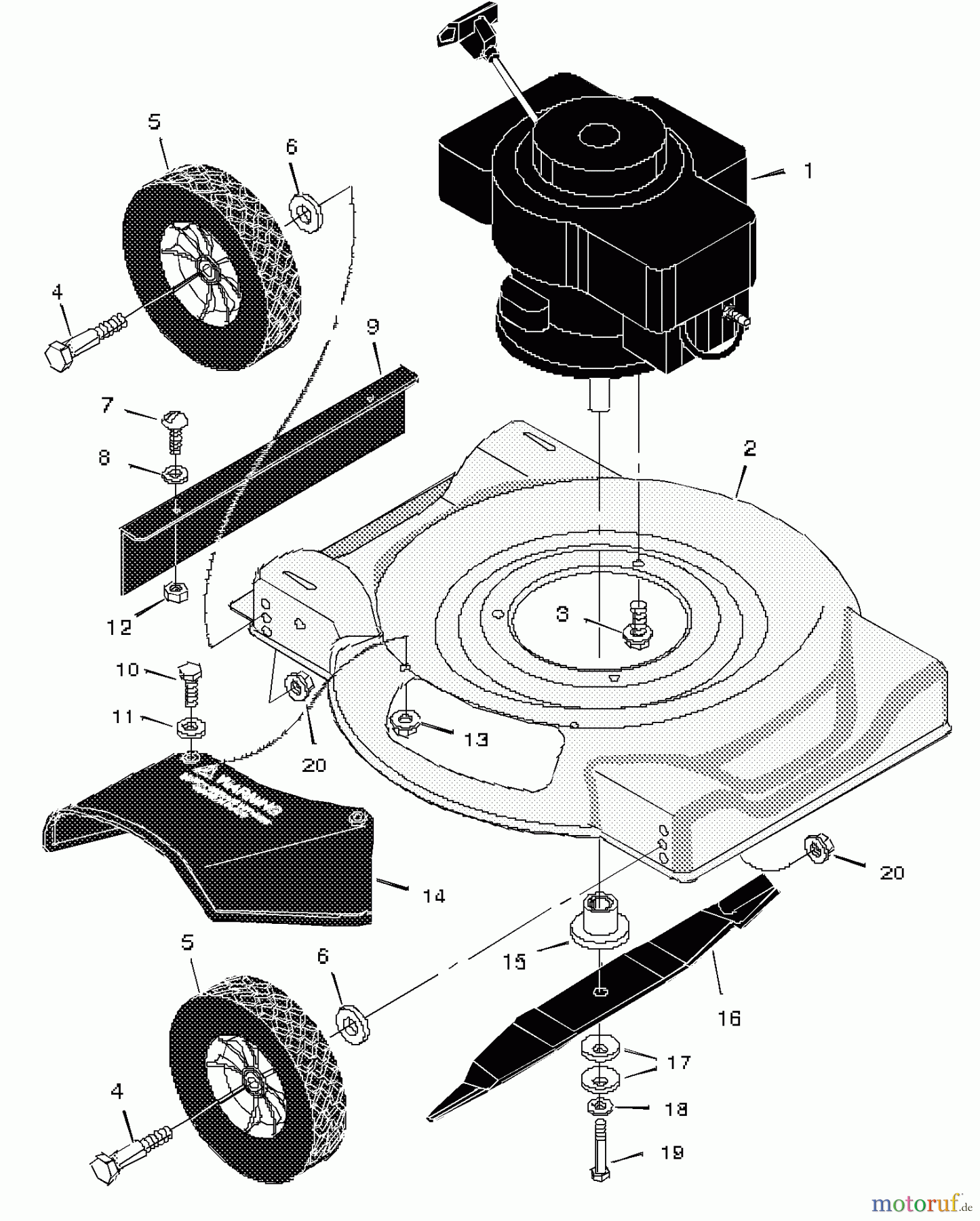  Murray Rasenmäher 20103x31A - Scotts 20