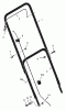 Murray 20104D - 20" Walk-Behind Mower (2002) Ersatzteile Handle Assembly