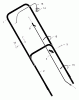 Murray 20405C - 20" Walk-Behind Mower (1998) Ersatzteile Handle Assembly