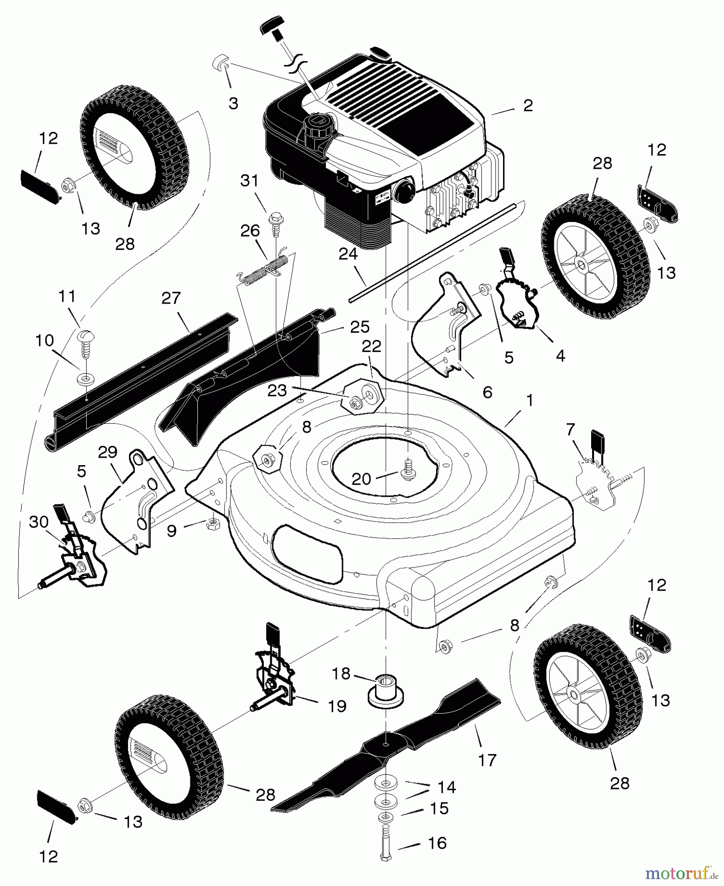  Murray Rasenmäher 20406x92A - B&S/Murray 20