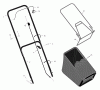 Murray 20415x83B - B&S/ 20" Walk-Behind Mower (2000) (Walmart) Ersatzteile Handle & Bag Assembly