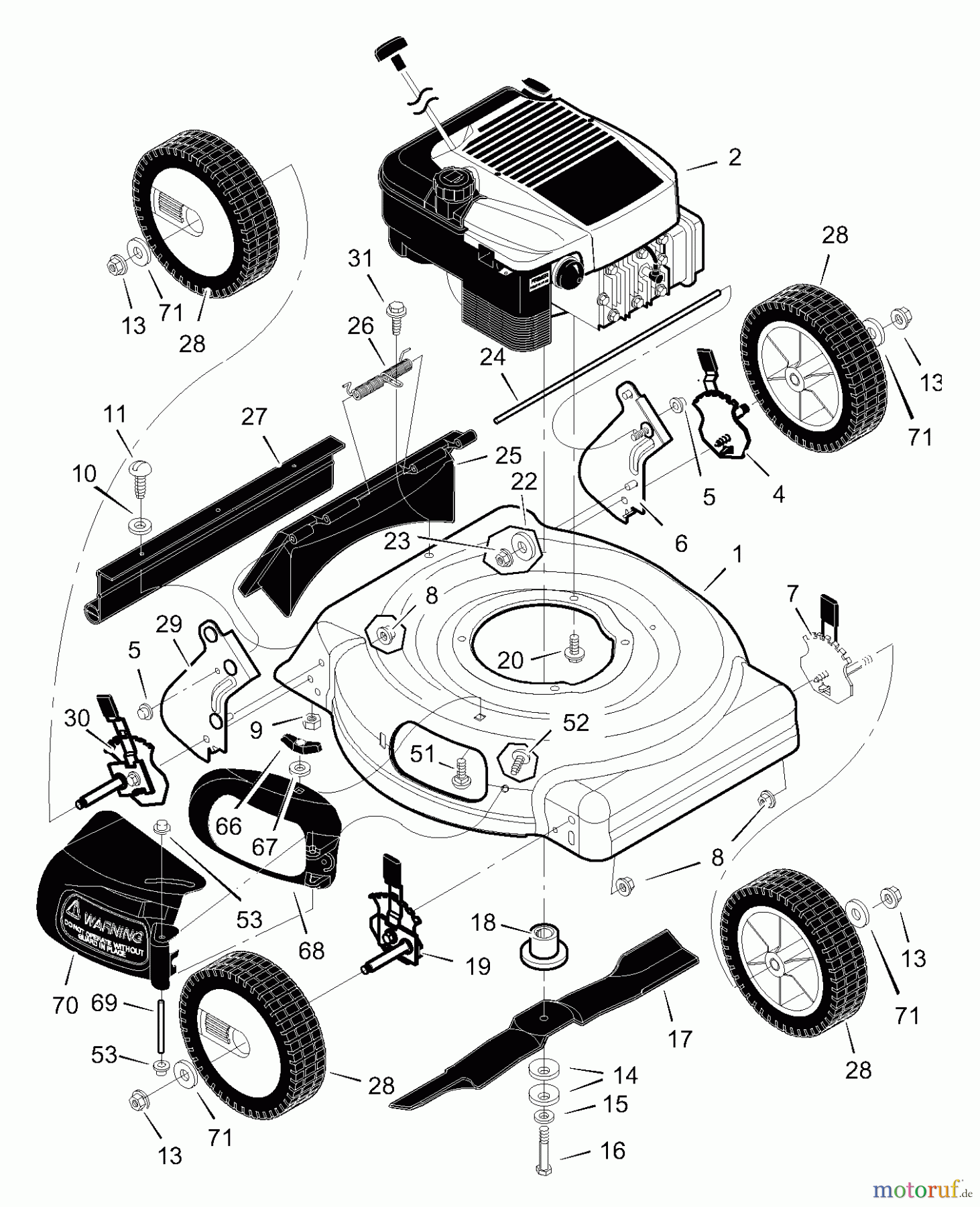 Murray Rasenmäher 20457A - Murray 20