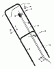 Murray 20505x62B - B&S/ 20" Walk-Behind Mower (1997) (Home Base) Ersatzteile Handle Assembly