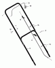 Murray 20506x8B - Scotts 20" Walk-Behind Mower (1998) (Home Depot) Ersatzteile Handle Assembly