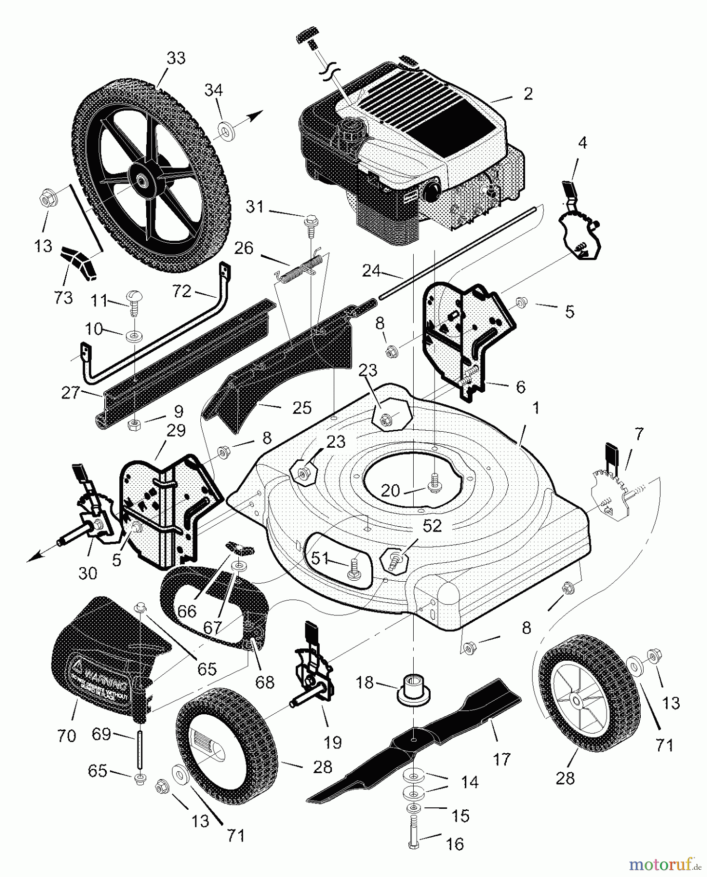  Murray Rasenmäher 20507x199B - B&S/Murray 20