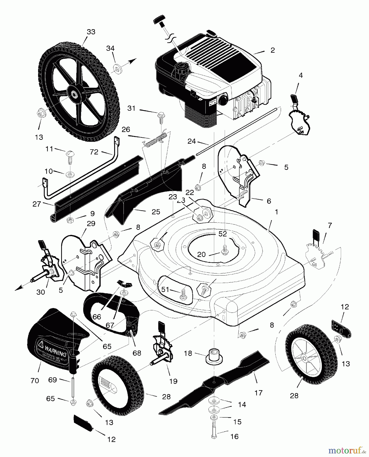  Murray Rasenmäher 20556x31A - Scotts 20