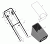 Murray 20605x31A - Scotts 20" Walk-Behind Mower (1997) (Home Depot) Ersatzteile Handle & Bag Assembly
