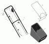 Murray 20606x30C - 20" Walk-Behind Mower (2001) Ersatzteile Handle & Bag Assembly
