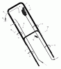 Murray 20607A - 20" Walk-Behind Mower (1999) Ersatzteile Handle Assembly