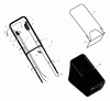 Murray 20607x35B - B&S/ 20" Walk-Behind Mower (1998) (Western Auto) Ersatzteile Handle And Bag Assembly