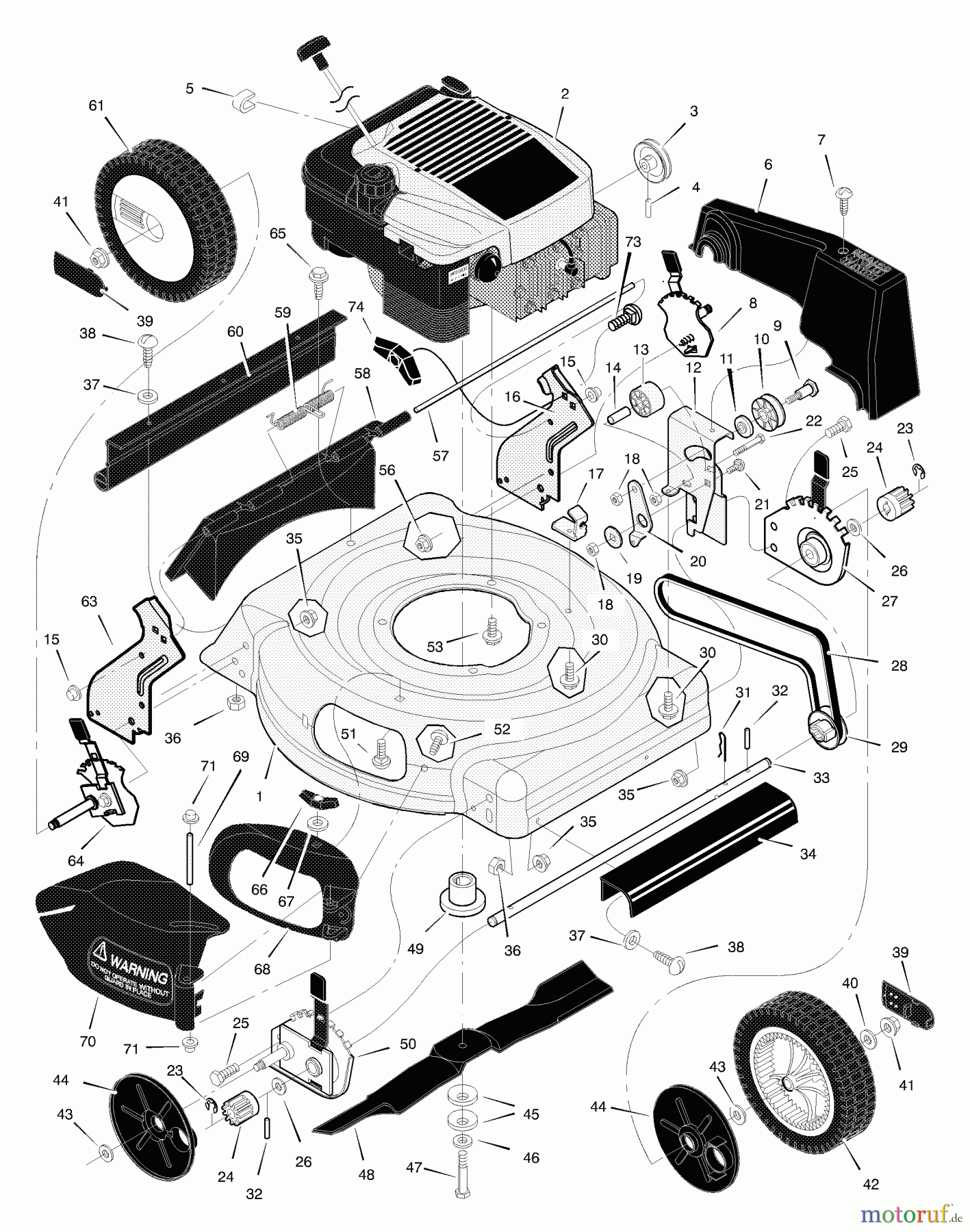  Murray Rasenmäher 206310x92A - B&S/Murray 20