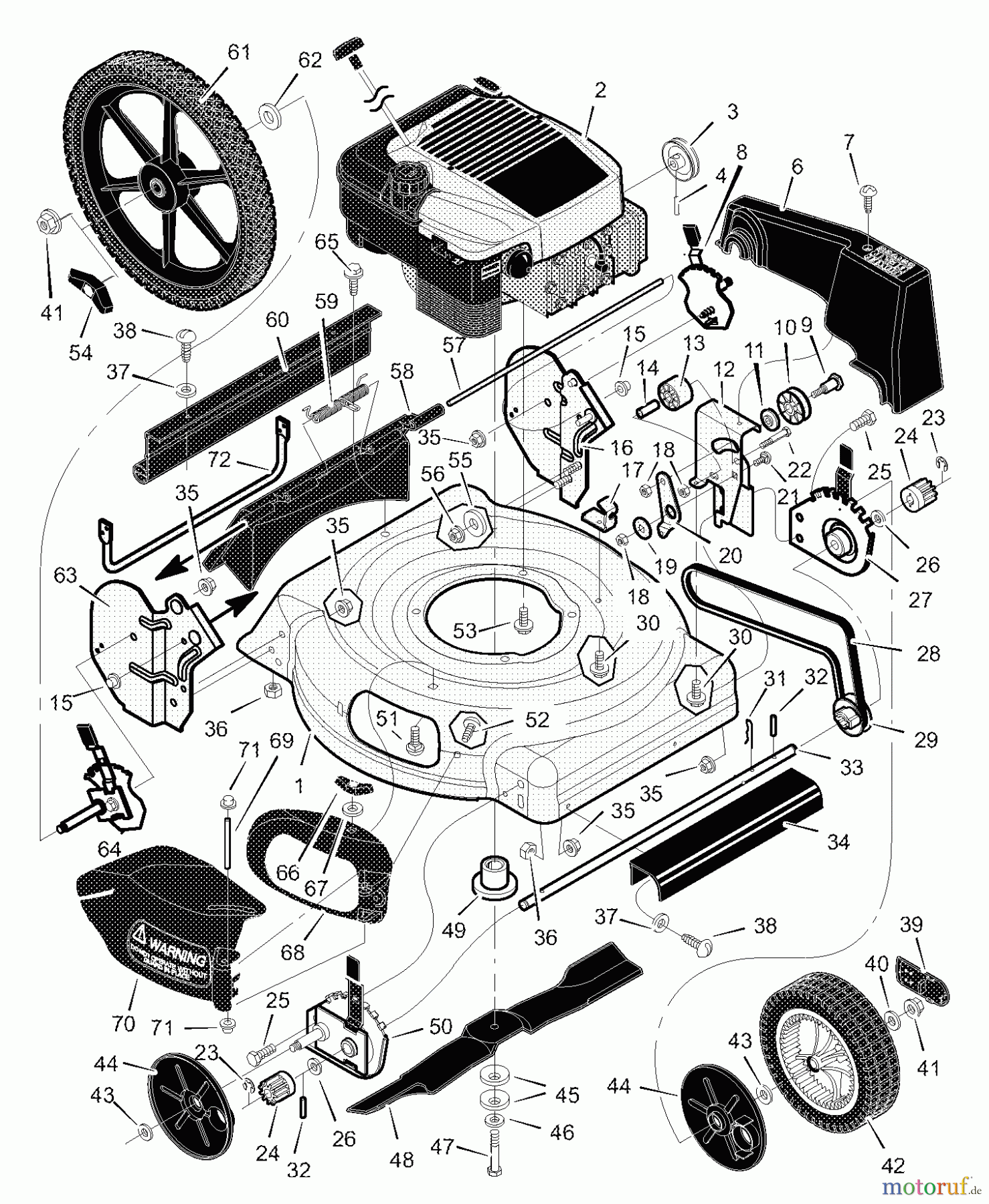 Murray Rasenmäher 20647x89C - Yard King Performance 20