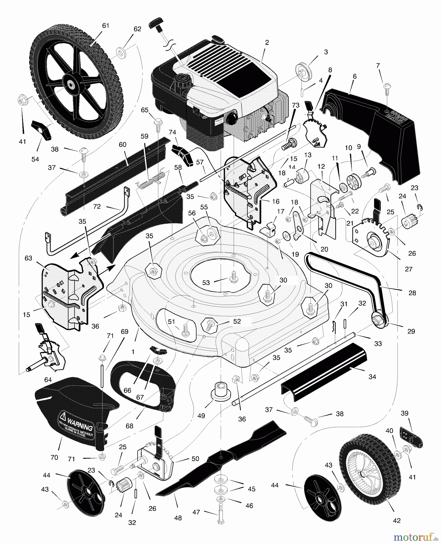  Murray Rasenmäher 20745x194C - B&S/Murray 20