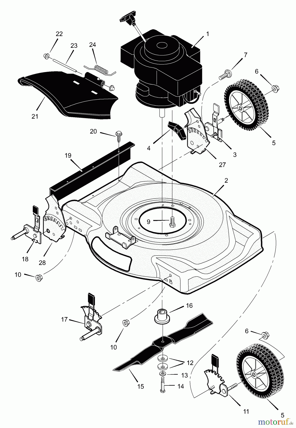 Murray Rasenmäher 220010x92A - B&S/Murray 22