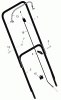 Murray 220012x92A - B&S/ 22" Walk-Behind Mower (2005) (Walmart) Ersatzteile Handle Assembly