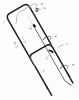 Murray 22106B - 22" Walk-Behind Mower (2000) Ersatzteile Handle Assembly
