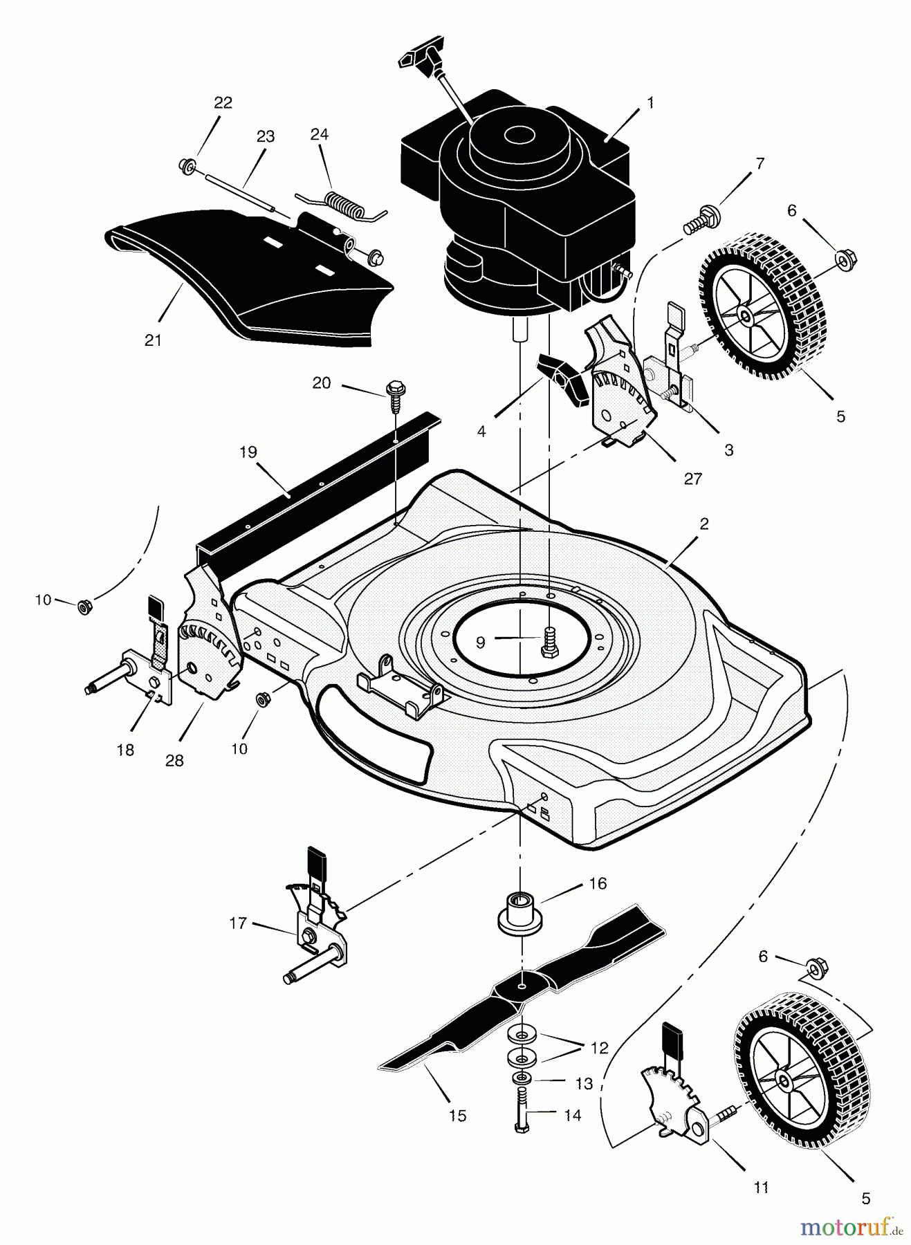  Murray Rasenmäher 22117x194A - B&S/Murray 22