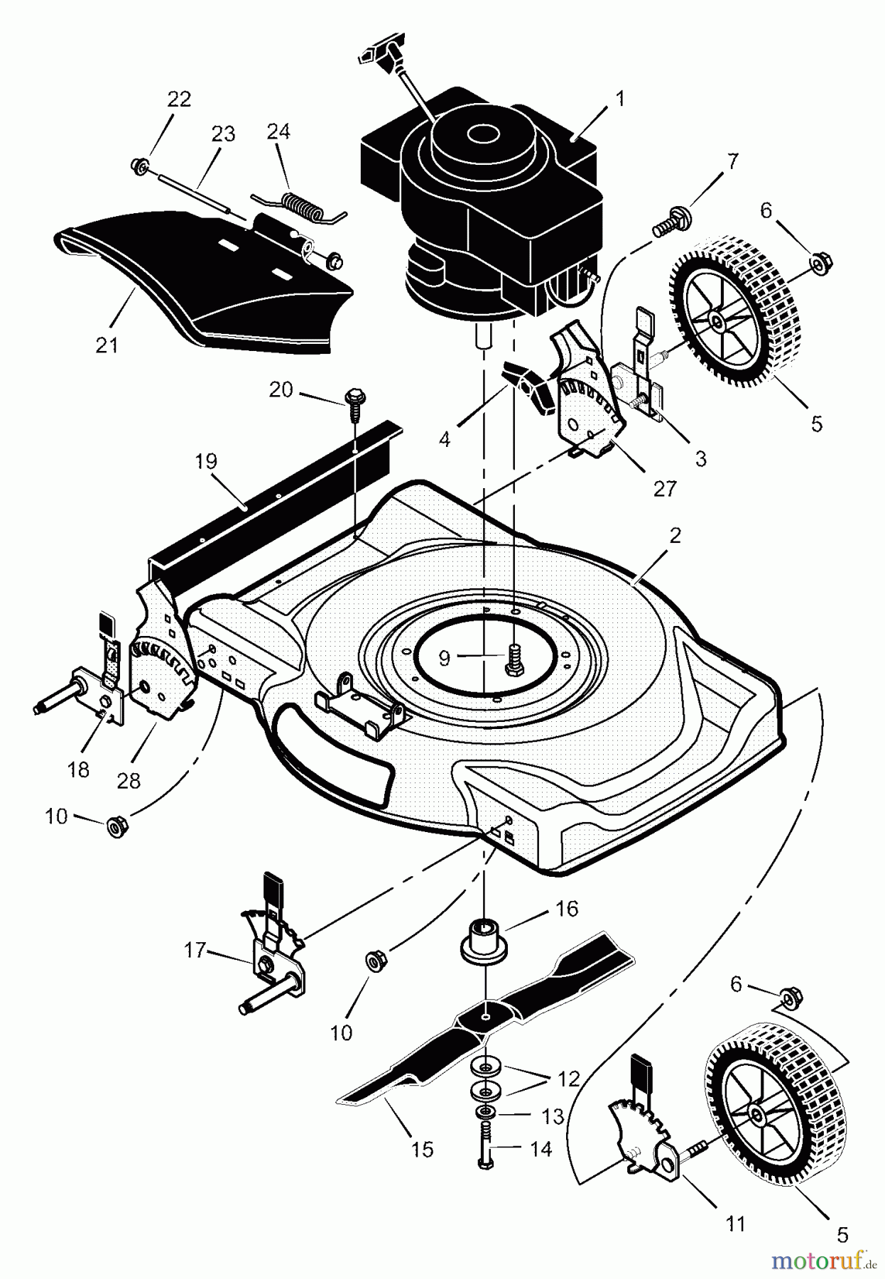  Murray Rasenmäher 22117x92A - B&S/Murray 22