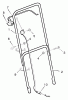 Murray 22223x41A - B&S/ 22" Walk-Behind Mower (1996) (Service Merchandise) Ersatzteile Handle Assembly