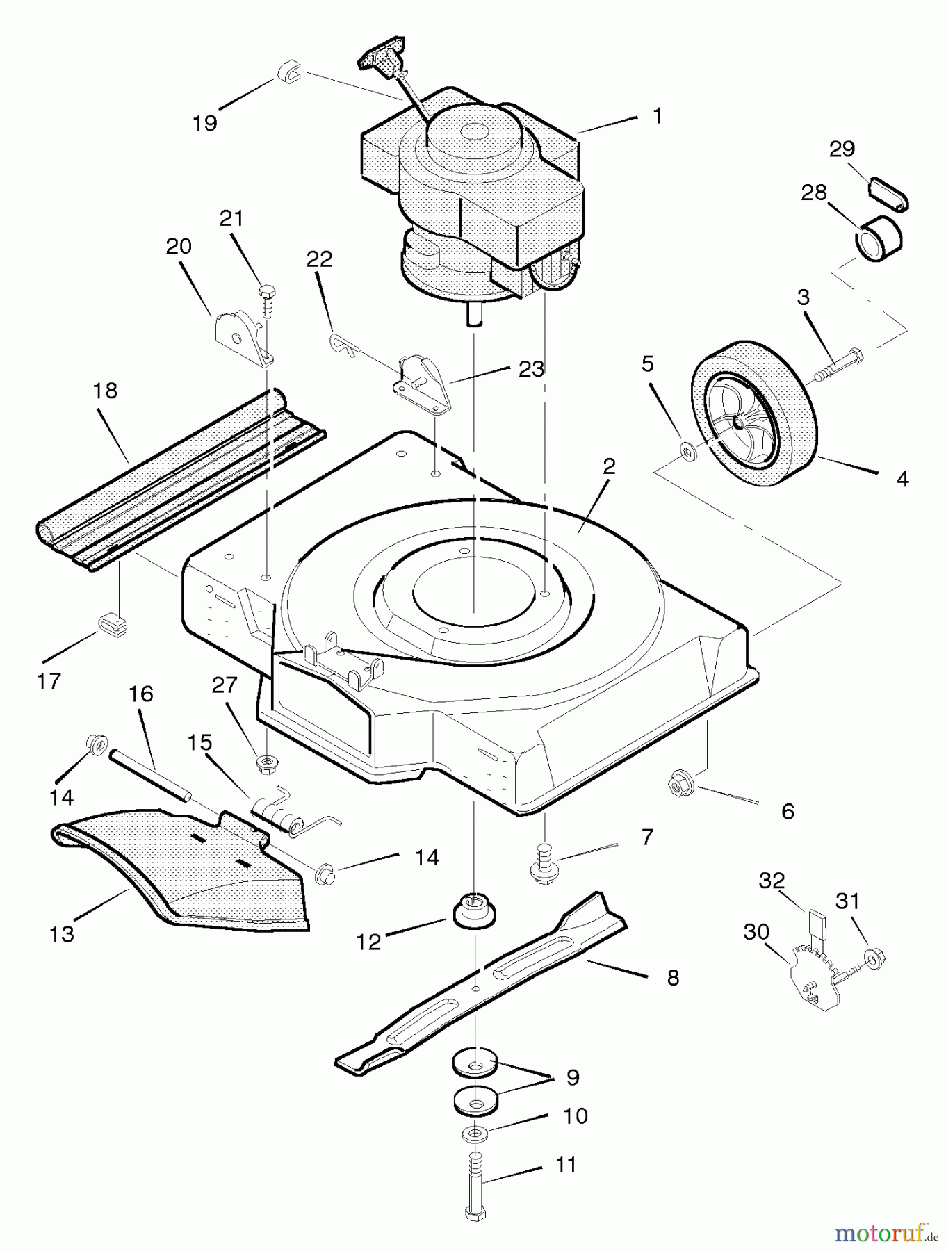 Murray Rasenmäher 22255x31A - Scotts 22