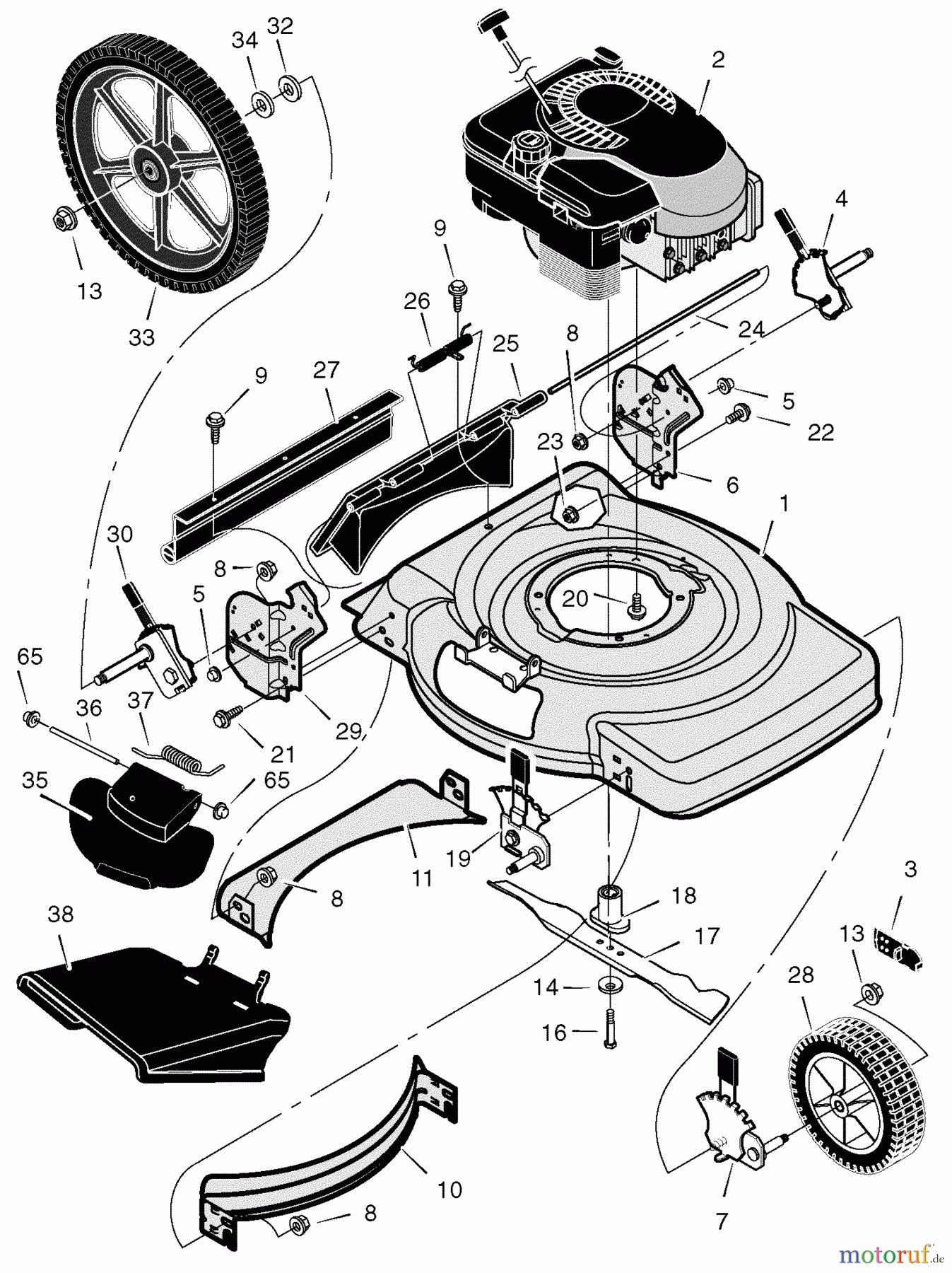 Murray Rasenmäher 223310x48C - B&S/Murray 22