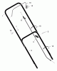 Murray 22406x9A - B&S/ 22" Walk-Behind Mower (1998) (Montgomery Wards) Ersatzteile Handle Assembly