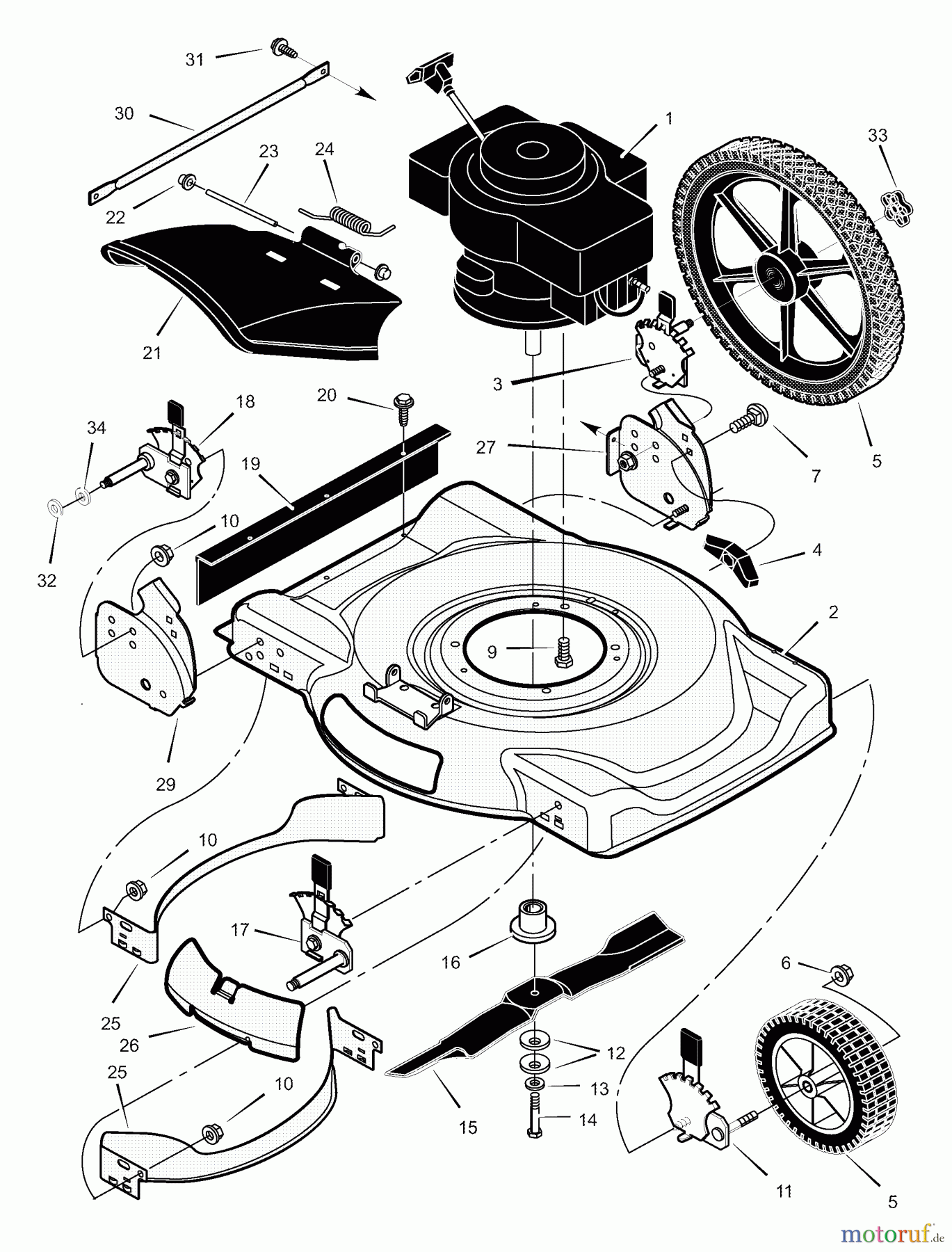  Murray Rasenmäher 225111x194A - B&S/Murray 22