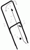 Murray 225111x99B - B&S/ 22" Walk-Behind Mower (2005) (AAFES) Ersatzteile Handle Assembly