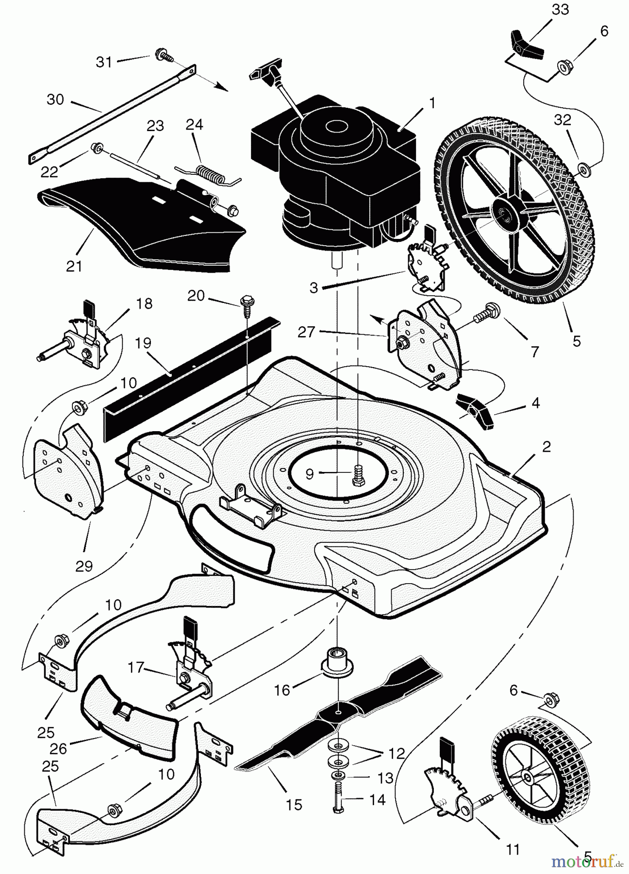  Murray Rasenmäher 225112x194A - B&S/Murray 22