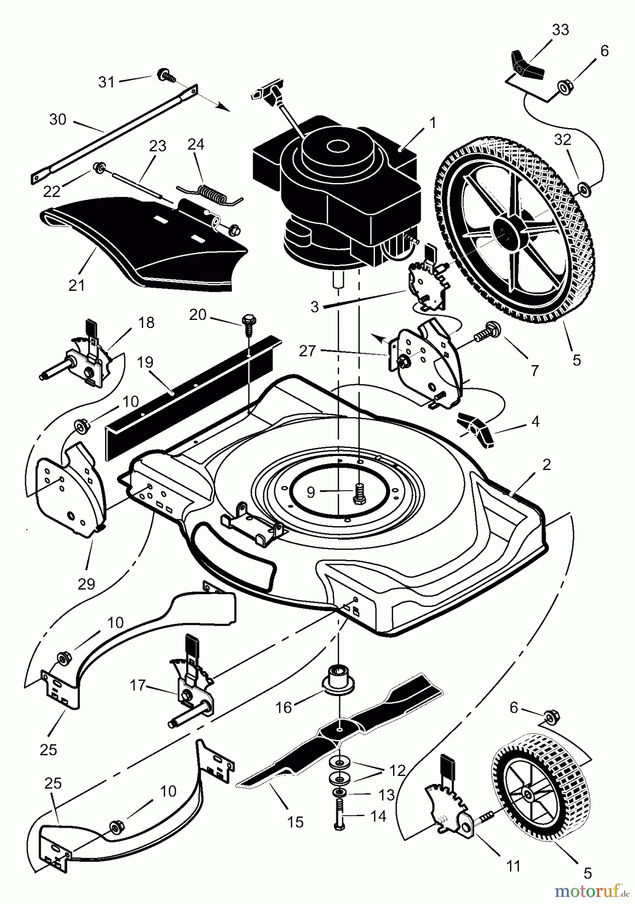 Murray Rasenmäher 22515x92A - B&S/Murray 22