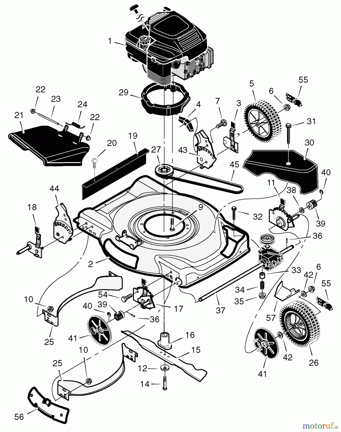  Murray Rasenmäher 226110x24C - B&S/Murray 22