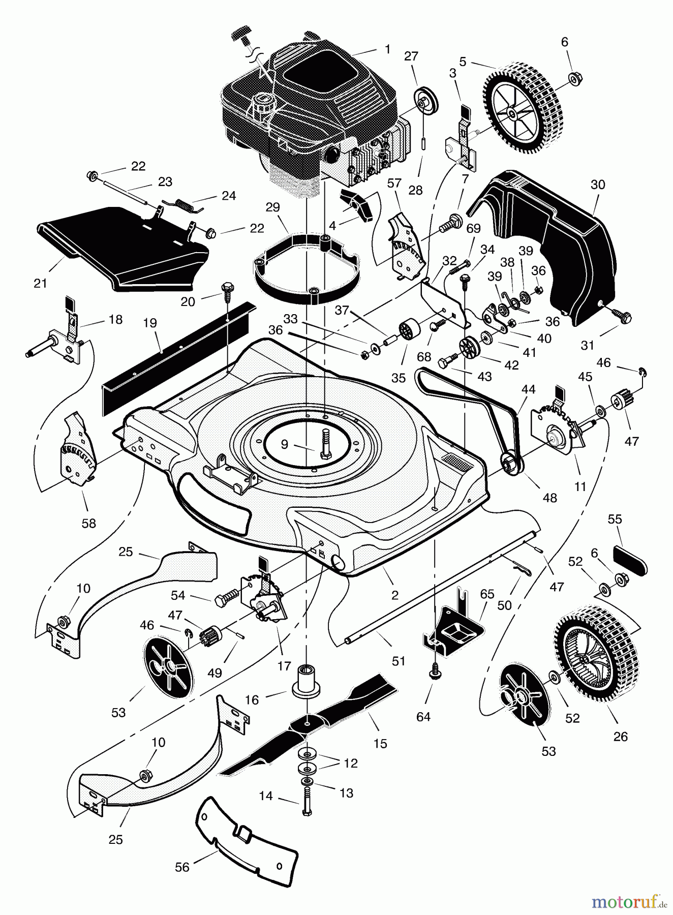  Murray Rasenmäher 22617x194B - B&S/Murray 22