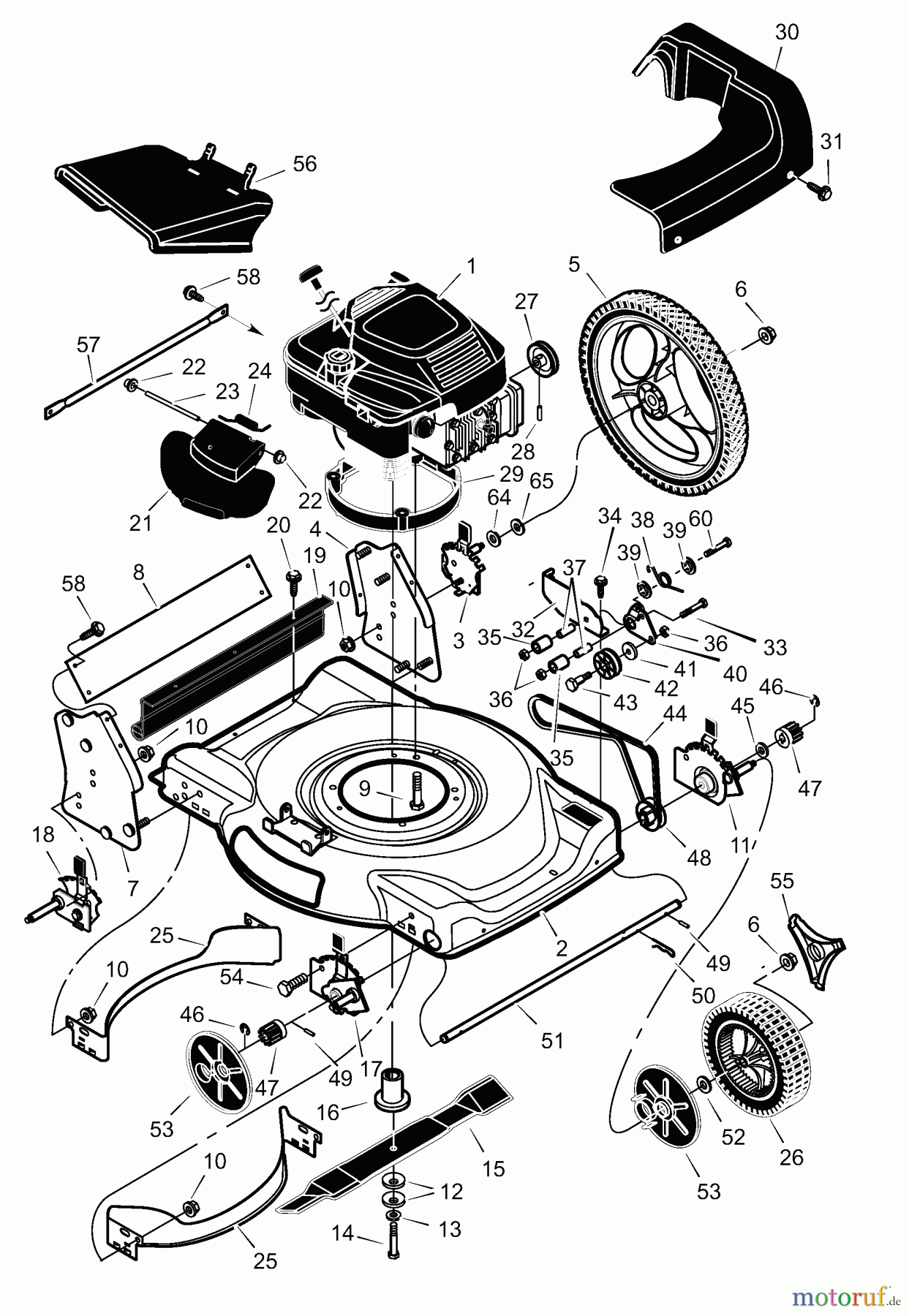  Murray Rasenmäher 22646x8B - Scotts 22